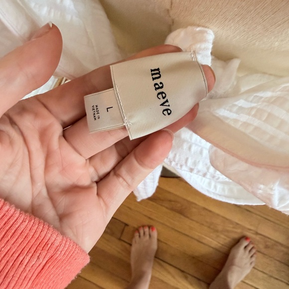 Maeve Ruffled Peplum Open-Back Top - Picture 6 of 6